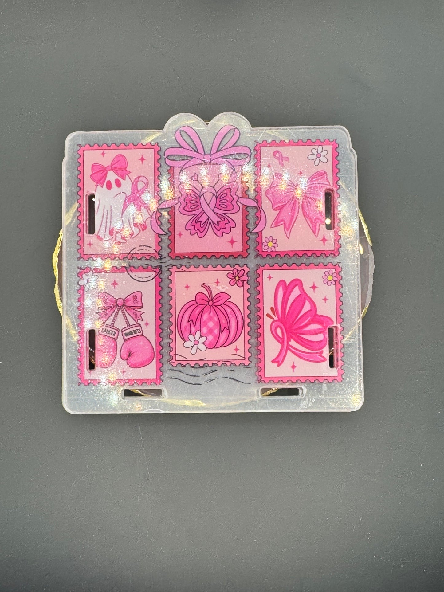Breast Cancer Support - Acrylic Pen Holder