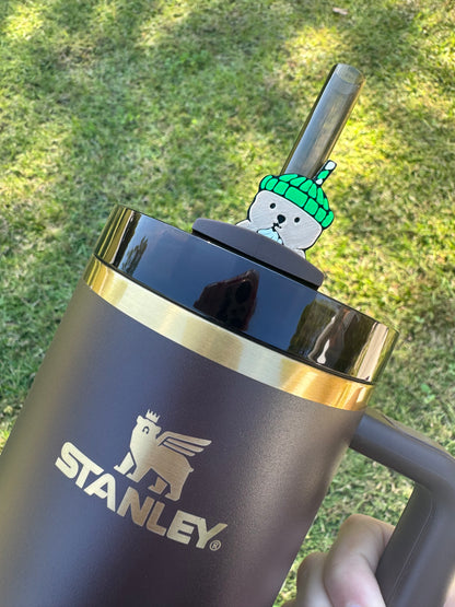 3D Printed Bearista - Straw Buddy