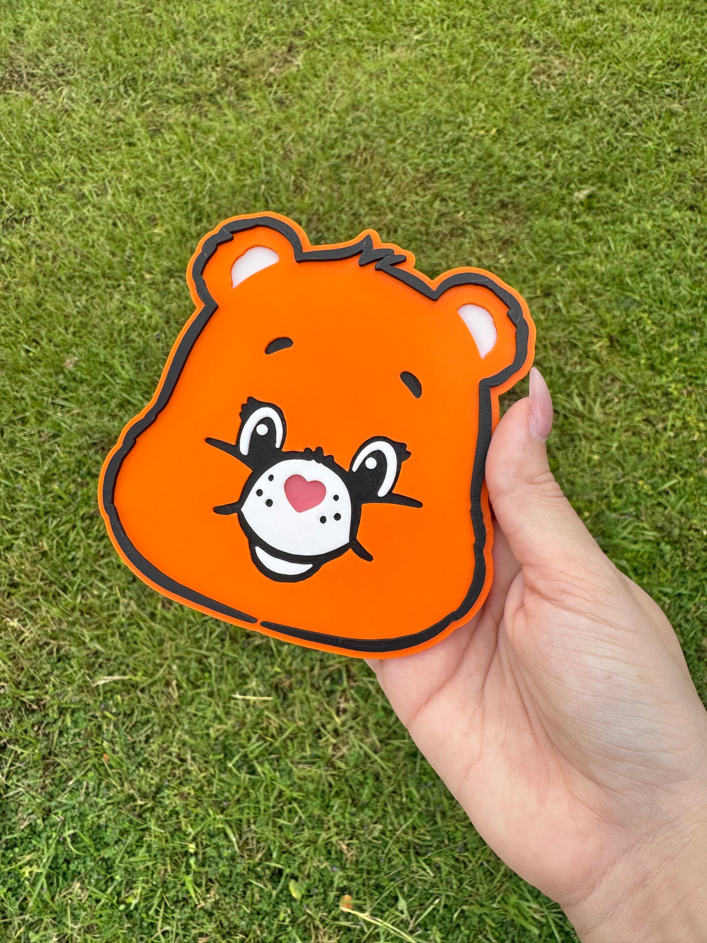 3D Printed Orange Care Bear - Pen Holder