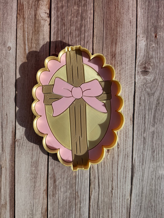 Coquette Cross Trinket Tray