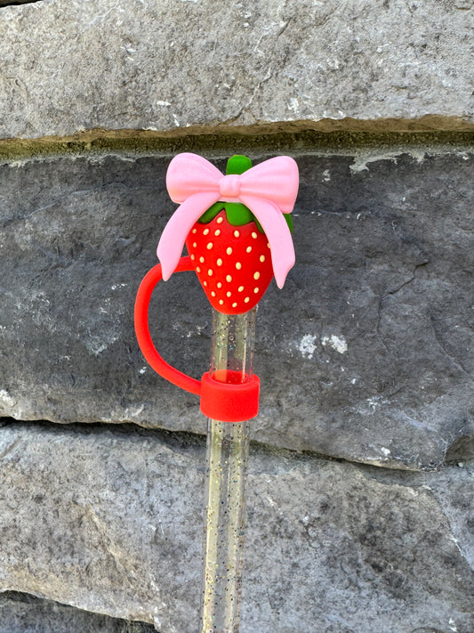 Coquette Berry 3D - Straw Topper
