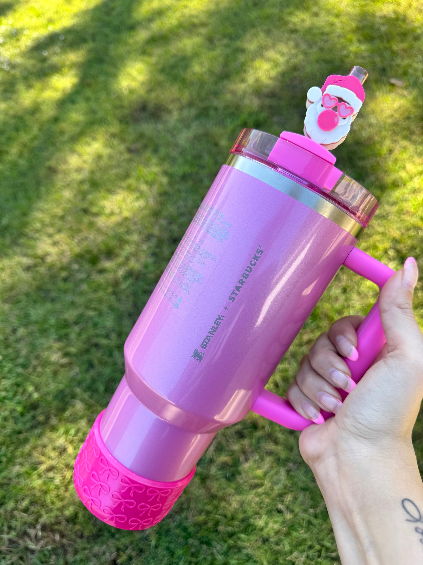 3D Printed Sassy Santa - Straw Buddy