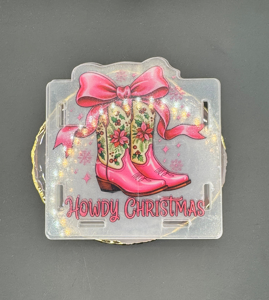 Howdy Christmas - Acrylic Pen Holder