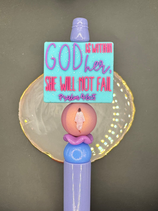God is Within Her Pen