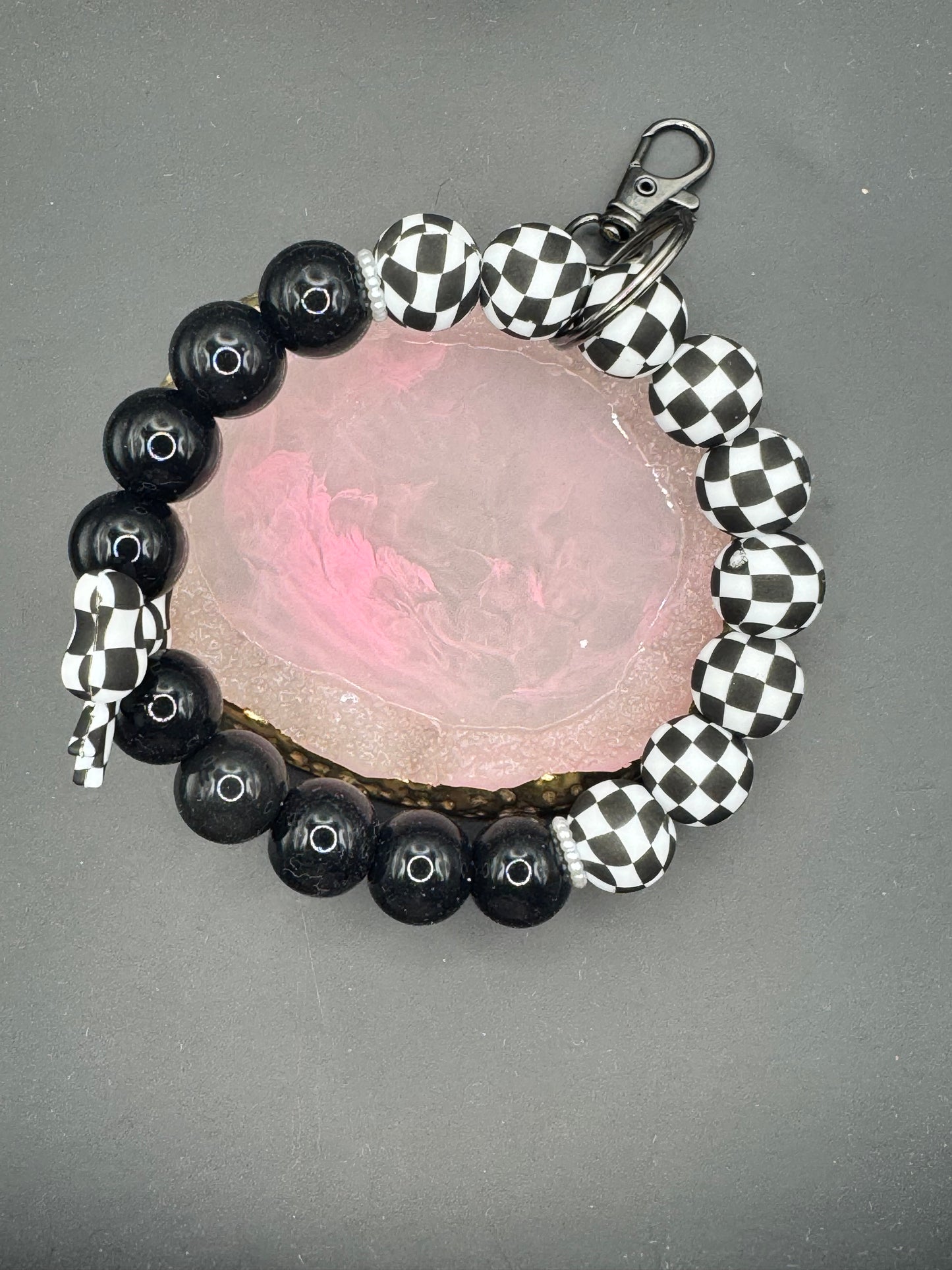 Checkered - Wristlet