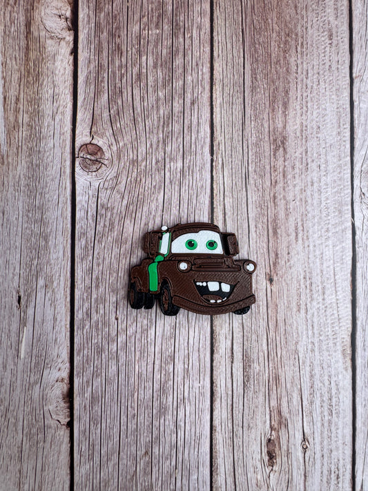3D Printed Tow Truck Flatback Charm