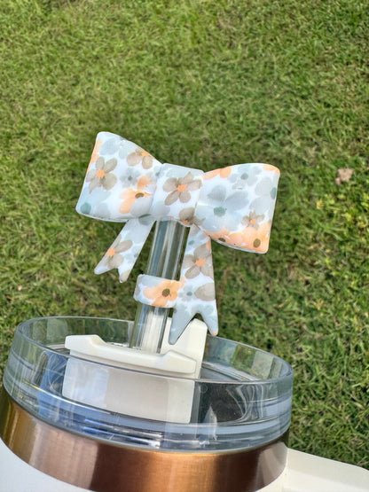 Boho Floral - Bow & Boot Set
