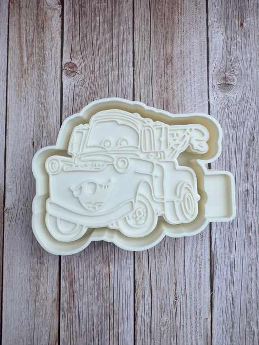 Tow Truck Silicone Freshie Mold