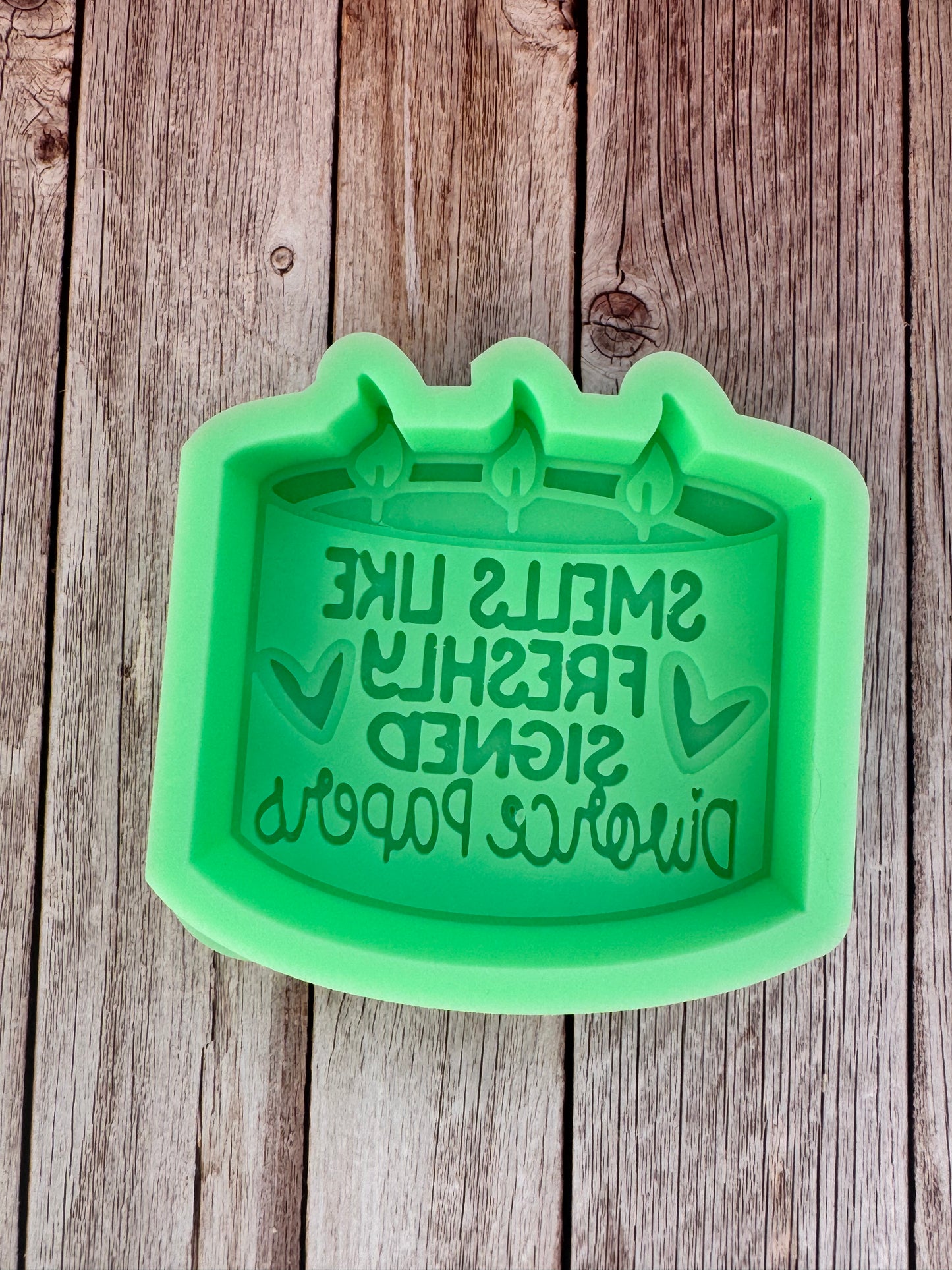Divorce Papers Silicone Freshie Mold