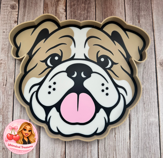 XL Bulldog Trinket Tray