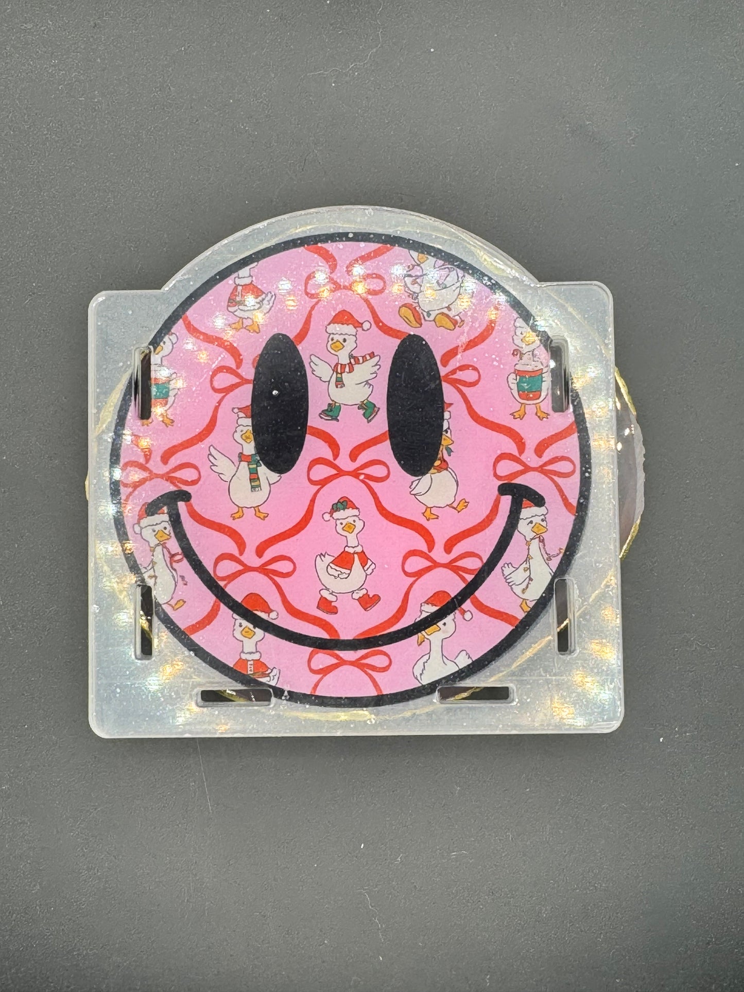 Holiday Goose Smiley Face Organizer