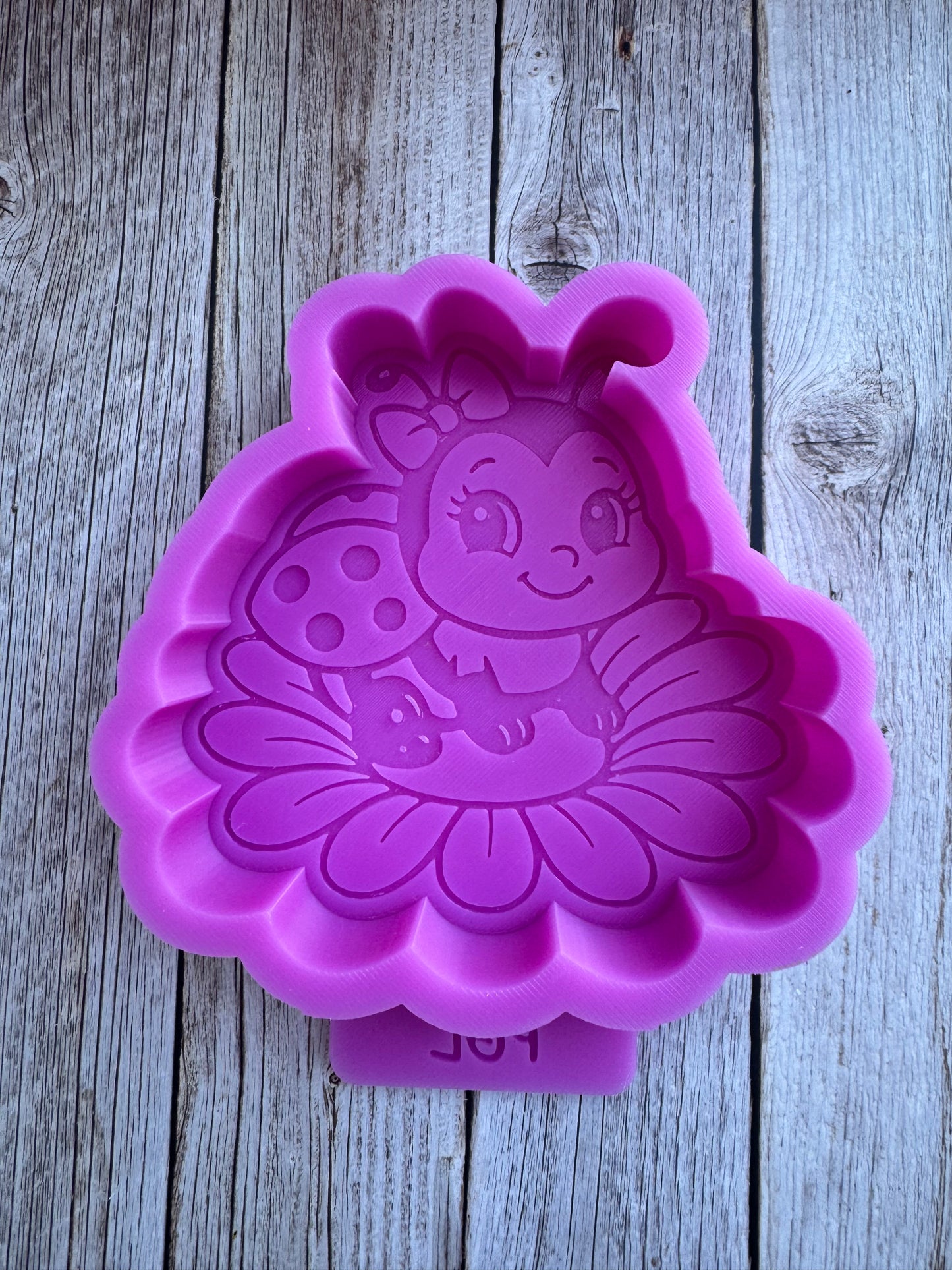 Floral Ladybug Silicone Freshie Mold *SHOP EXCLUSIVE*
