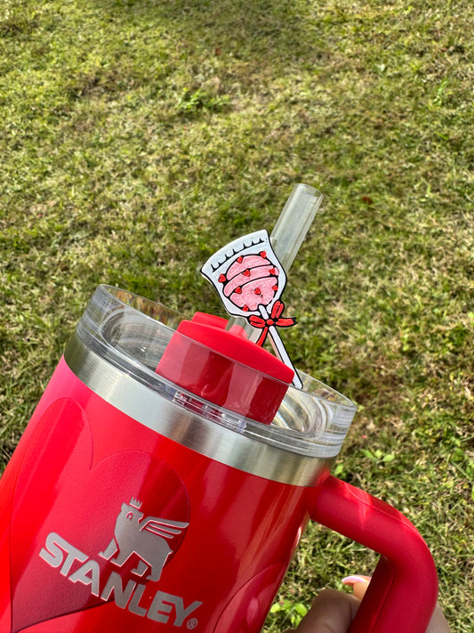 Valentines Lollipop Straw Buddy
