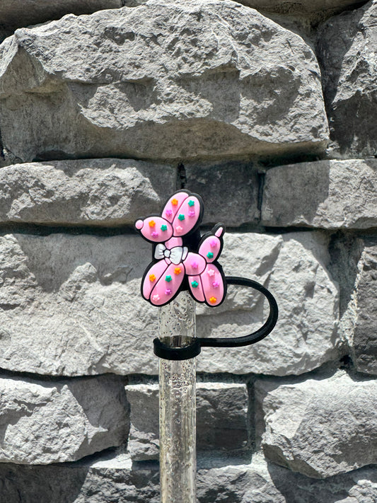 Star Balloon Dog - Straw Topper