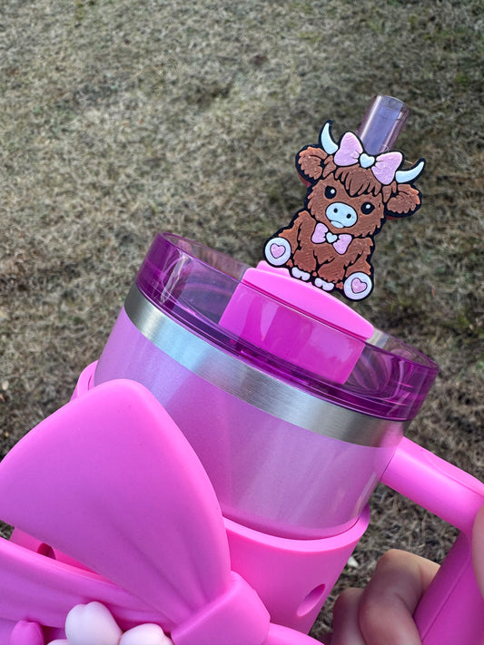 Daisy Moo Straw Buddy