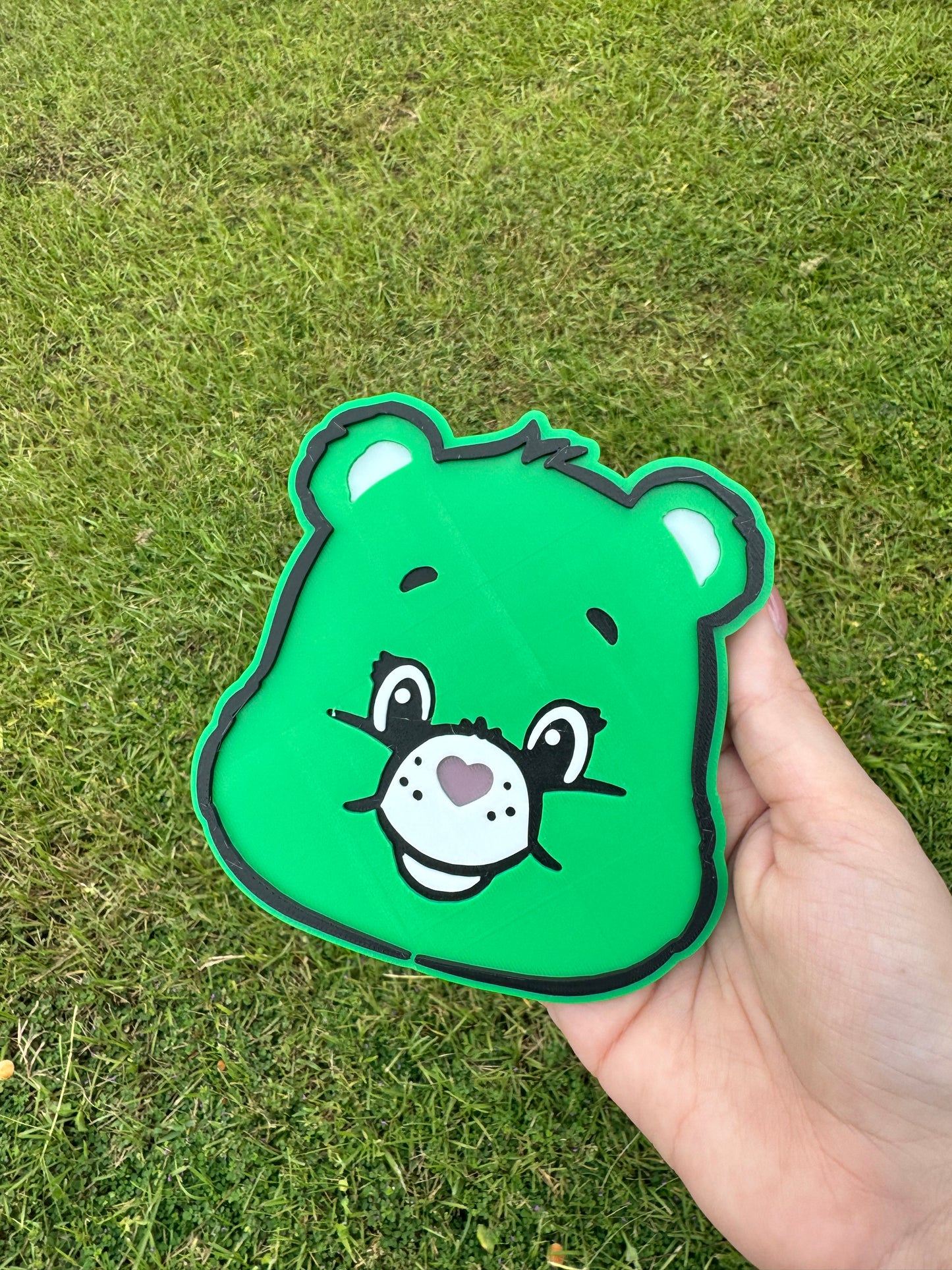 3D Printed Green Care Bear - Pen Holder
