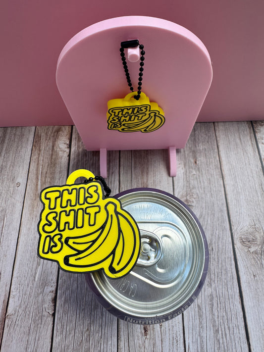 3D Printed Bananas - Soda Can Opener Keychain *SHOP EXCLUSIVE*