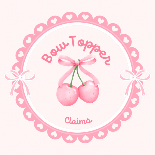 Bow Straw Topper - Claim