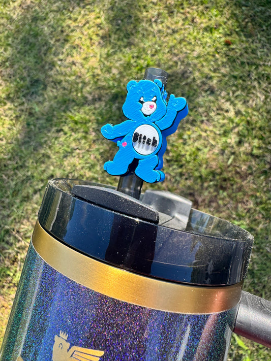 Bitch Bear Straw Buddy