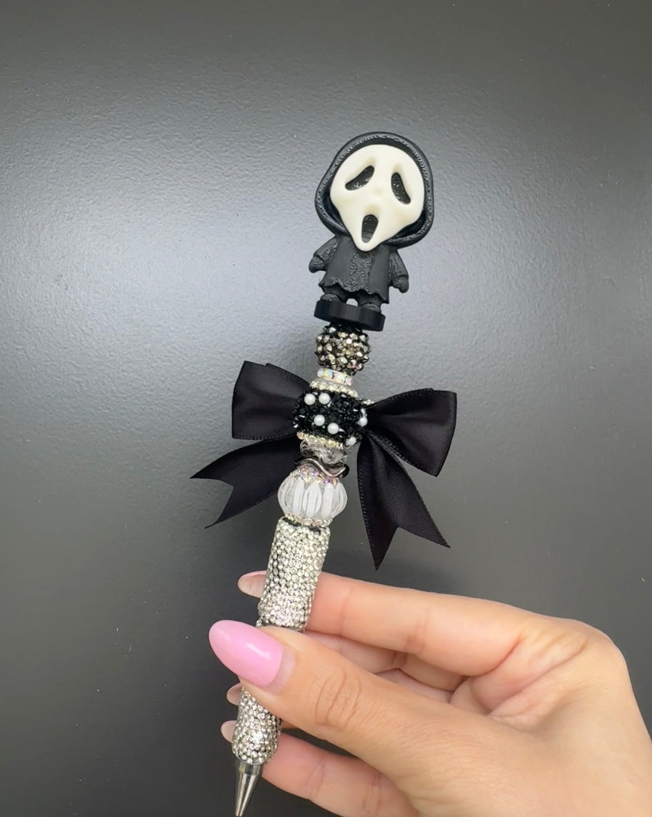 Ghostface Rhinestone Pen
