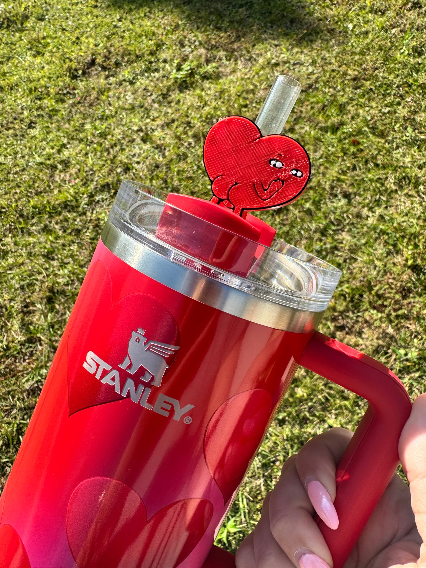 Cheeky Heart Straw Buddy