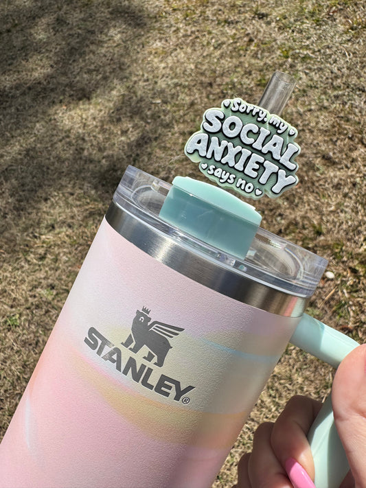 Social Anxiety Straw Buddy