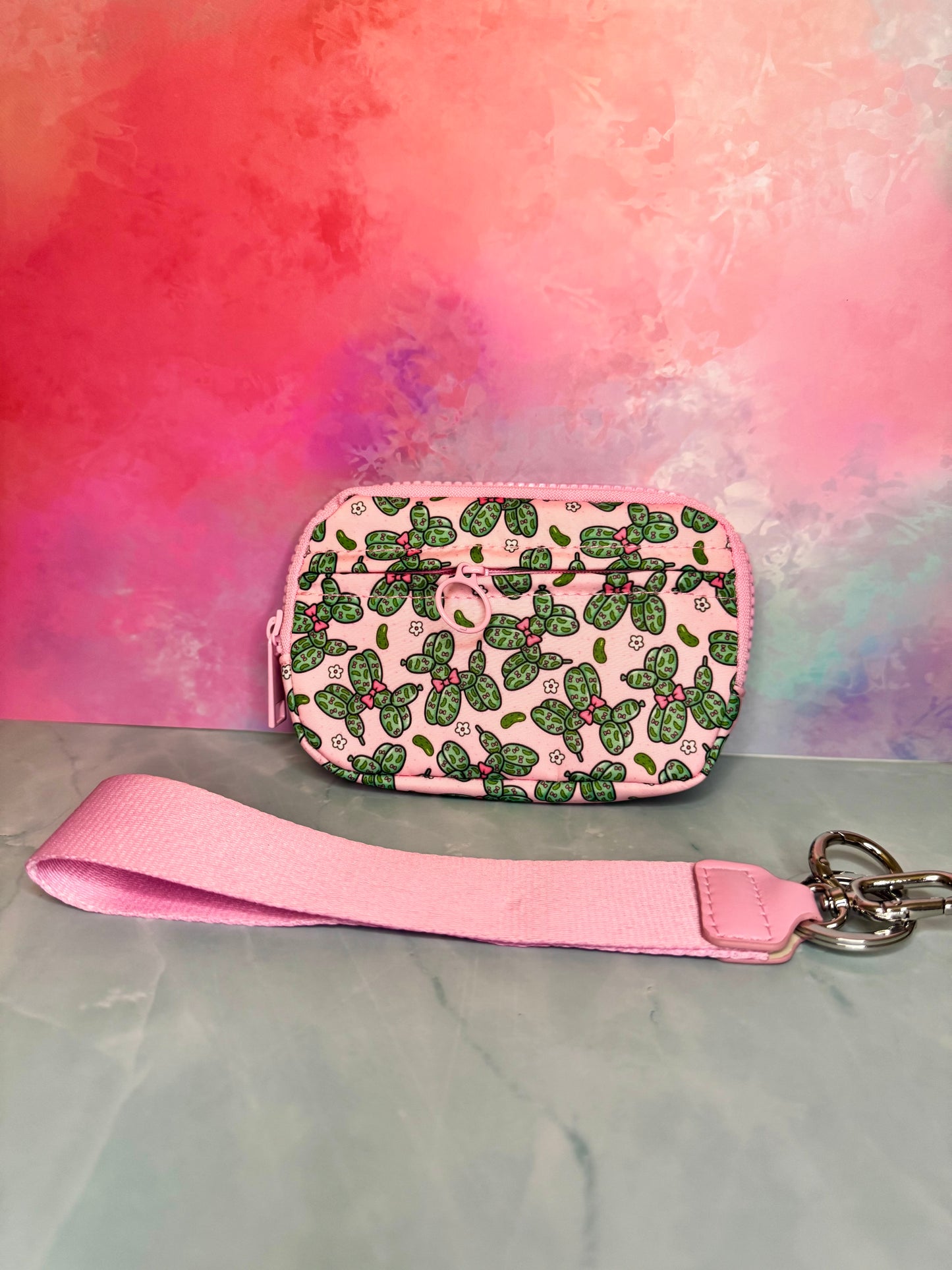 Pickle Balloon Dog - Wristlet Wallet