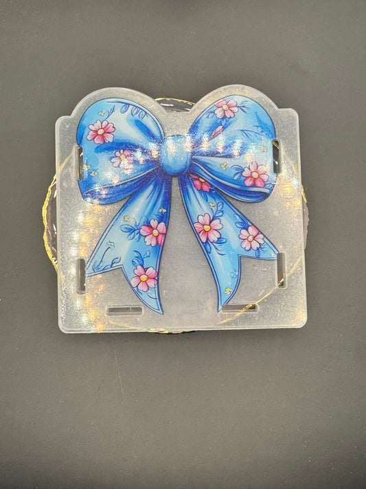 Floral Bow - Acrylic Pen Holder