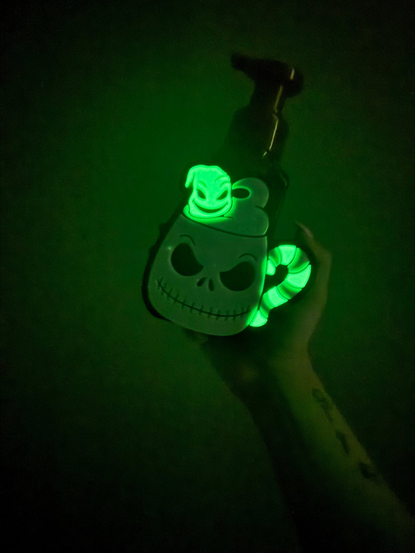 Oogie Boogie Soap Holder – 3D Printed Bath & Body Works Soap Dispenser Stand *GLOWS IN THE DARK*