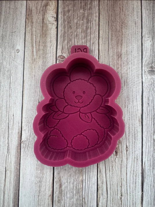 Daffodil Bart Bear Silicone Freshie Mold *SHOP EXCLUSIVE*