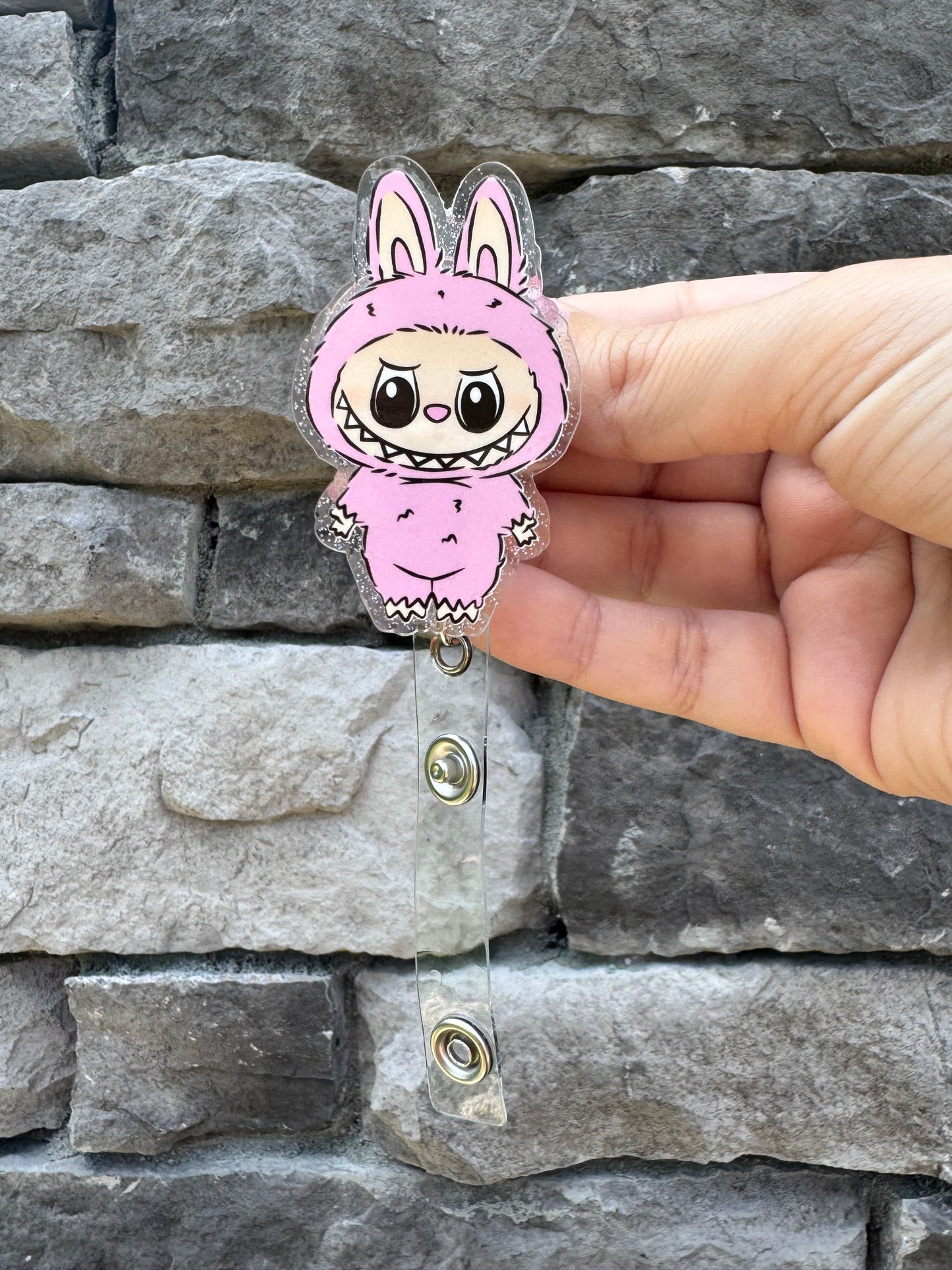 The Macaroon Labubu - Badge Reel