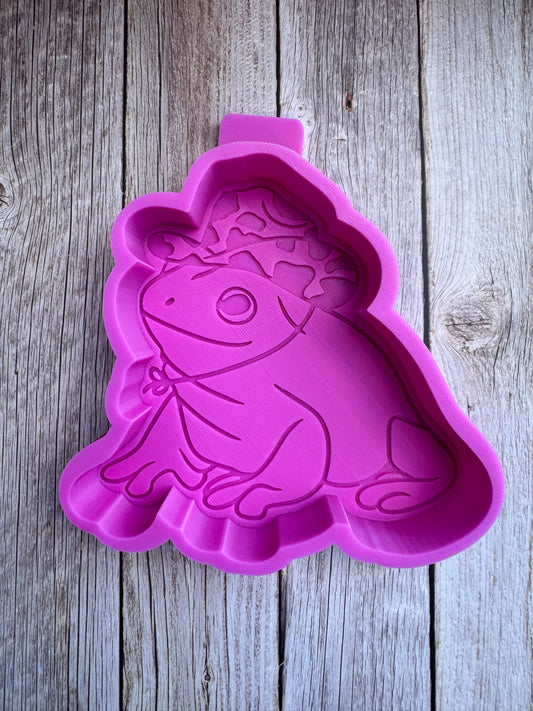 Cowboy Frog Silicone Freshie Mold