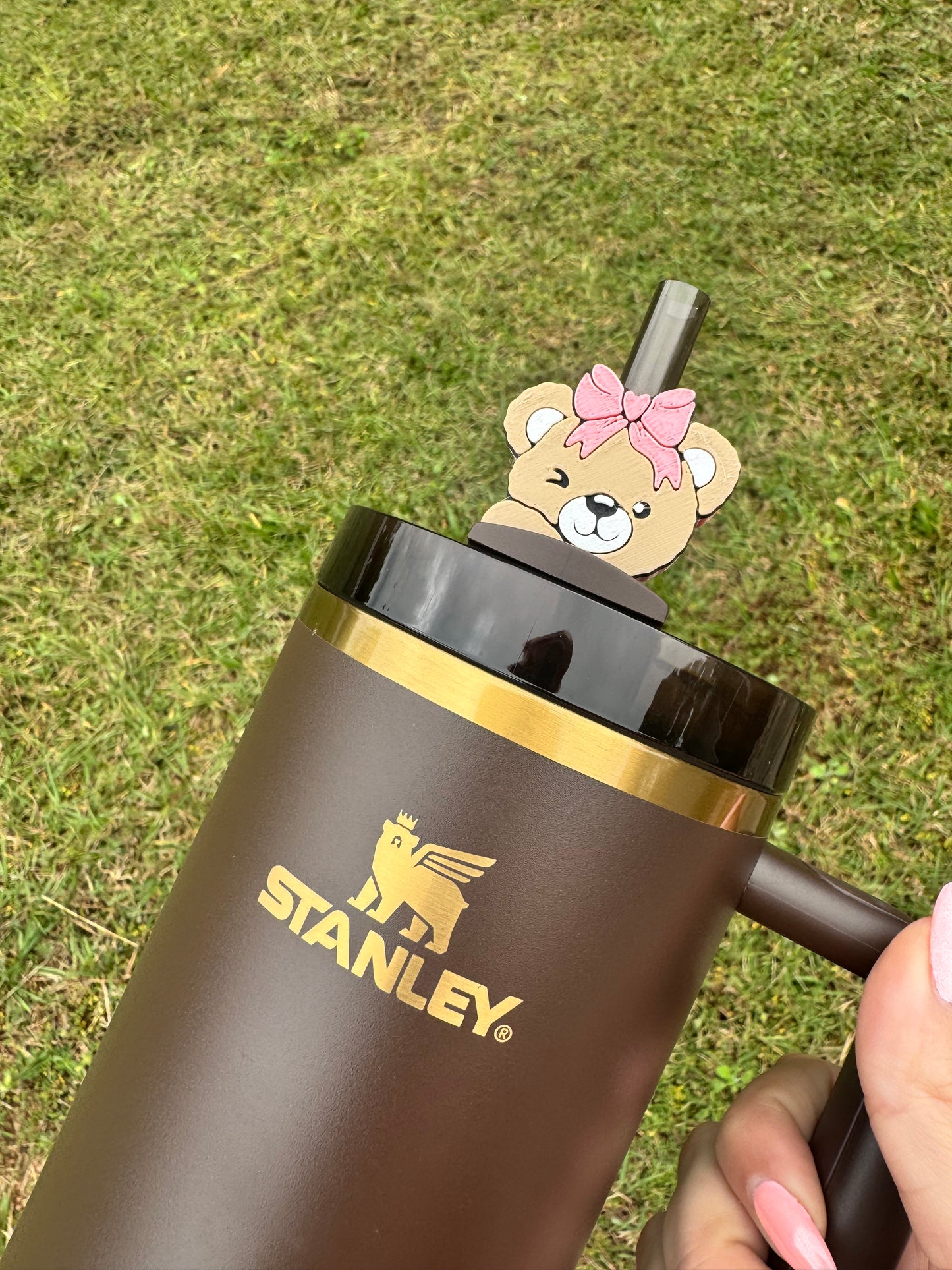 Winking Cutie Straw Buddy