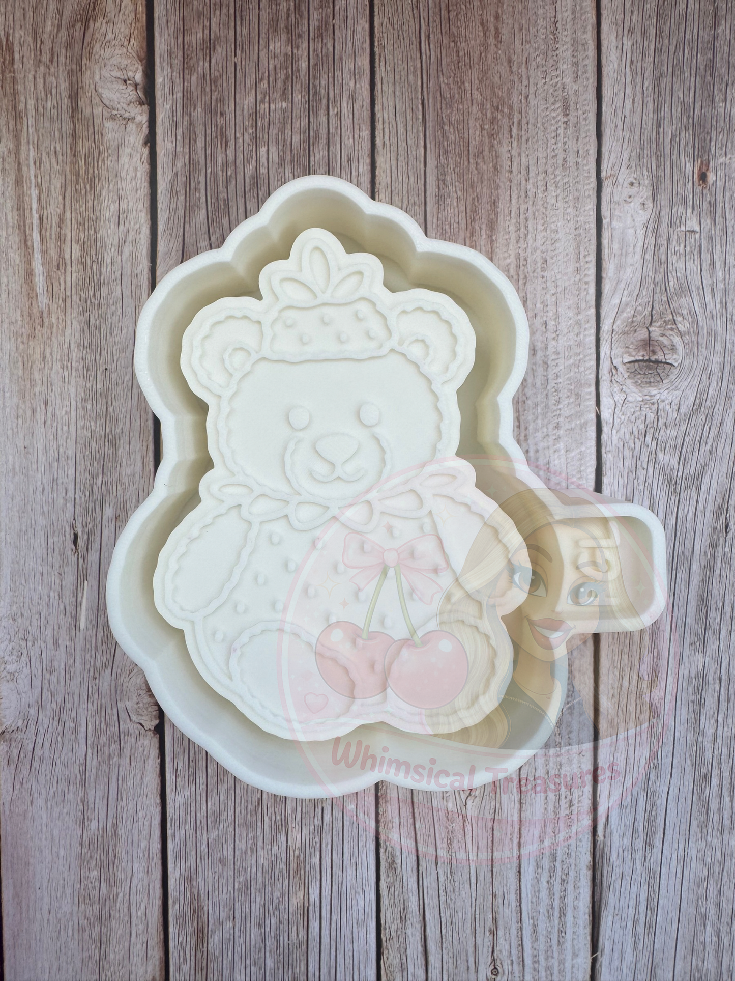 Strawberry Bart Bear Silicone Freshie Mold *SHOP EXCLUSIVE*