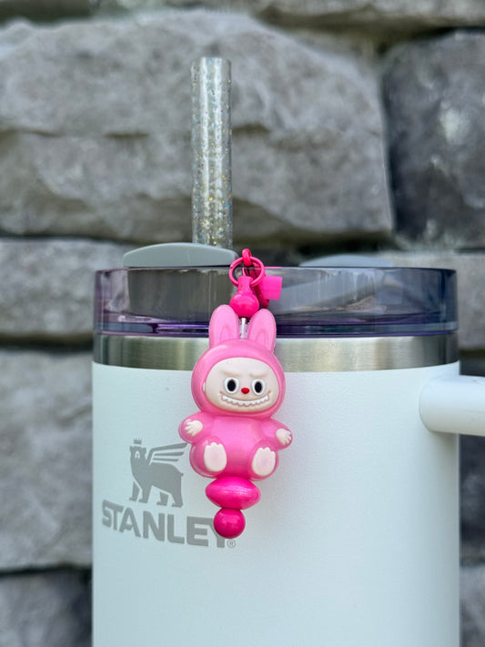 Pink Bubu - Straw Charm
