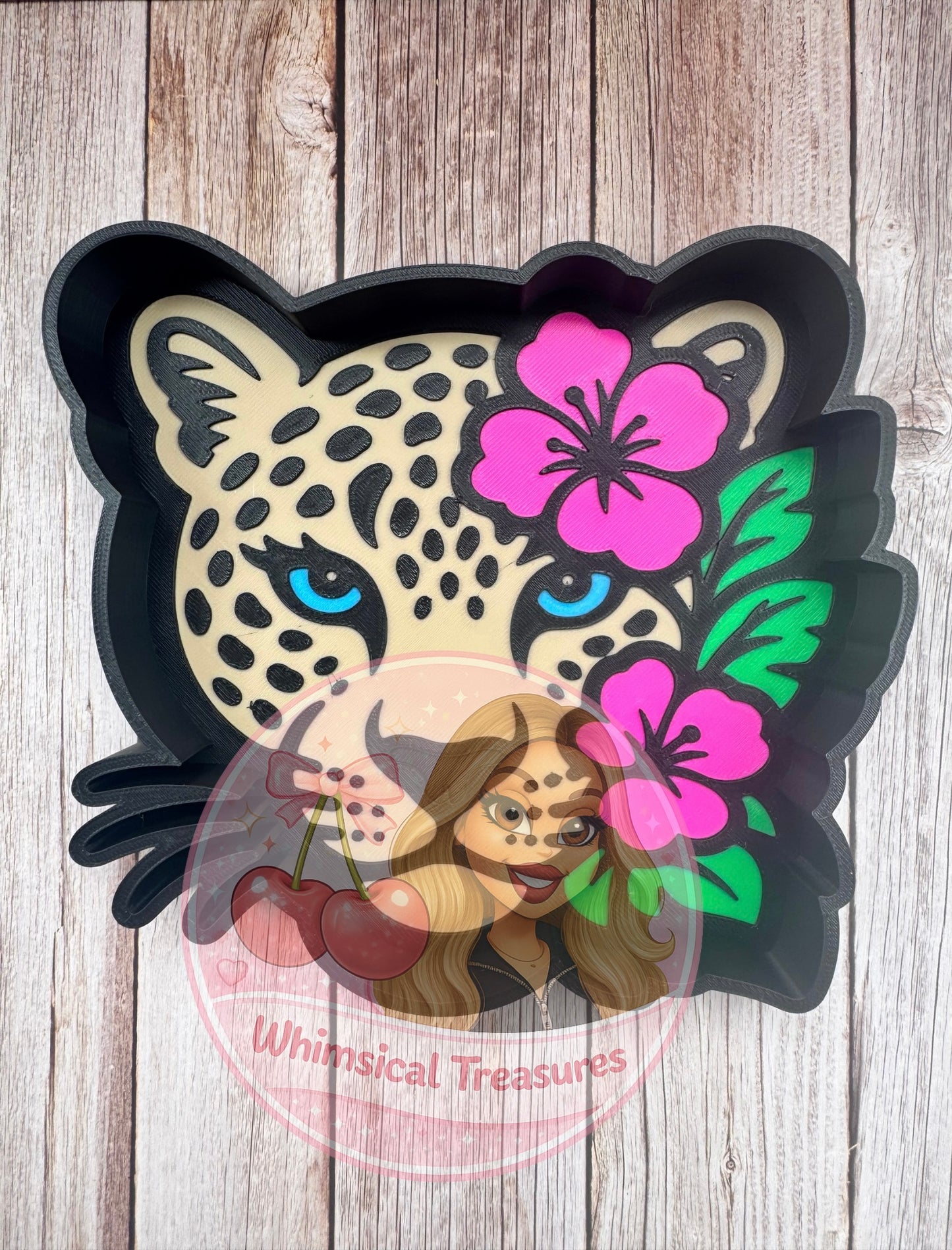 Floral Leopard Trinket Tray *SHOP EXCLUSIVE*