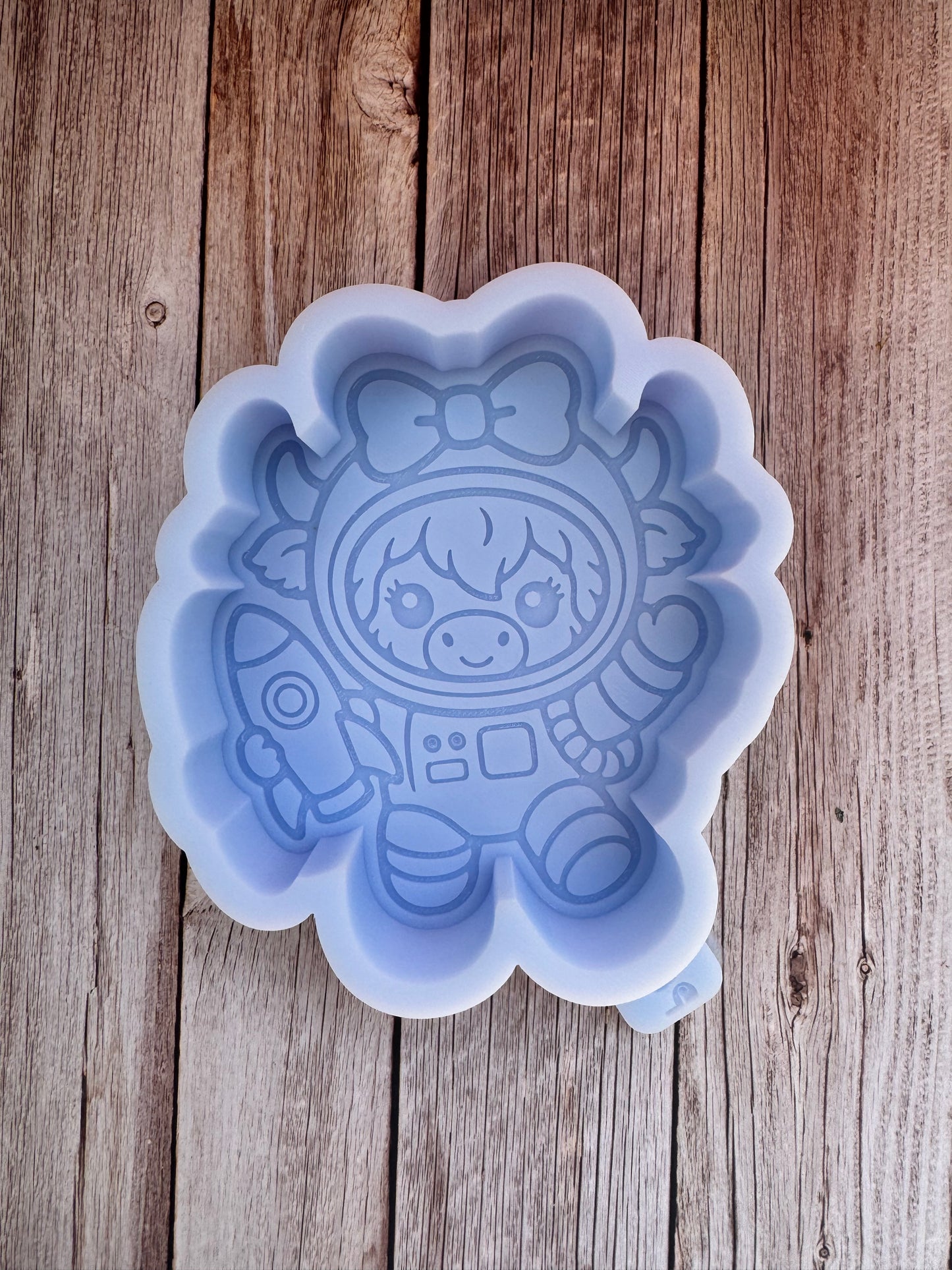 Astronaut Cow Silicone Freshie Mold