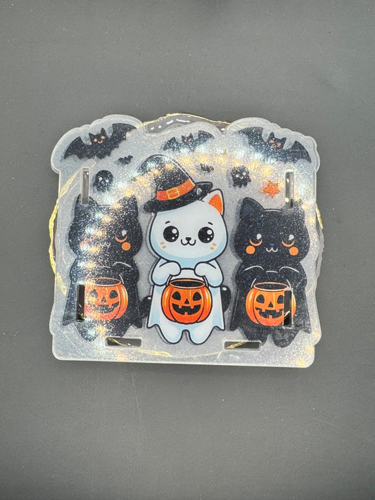 Halloween Kitties - Acrylic Pen Holder