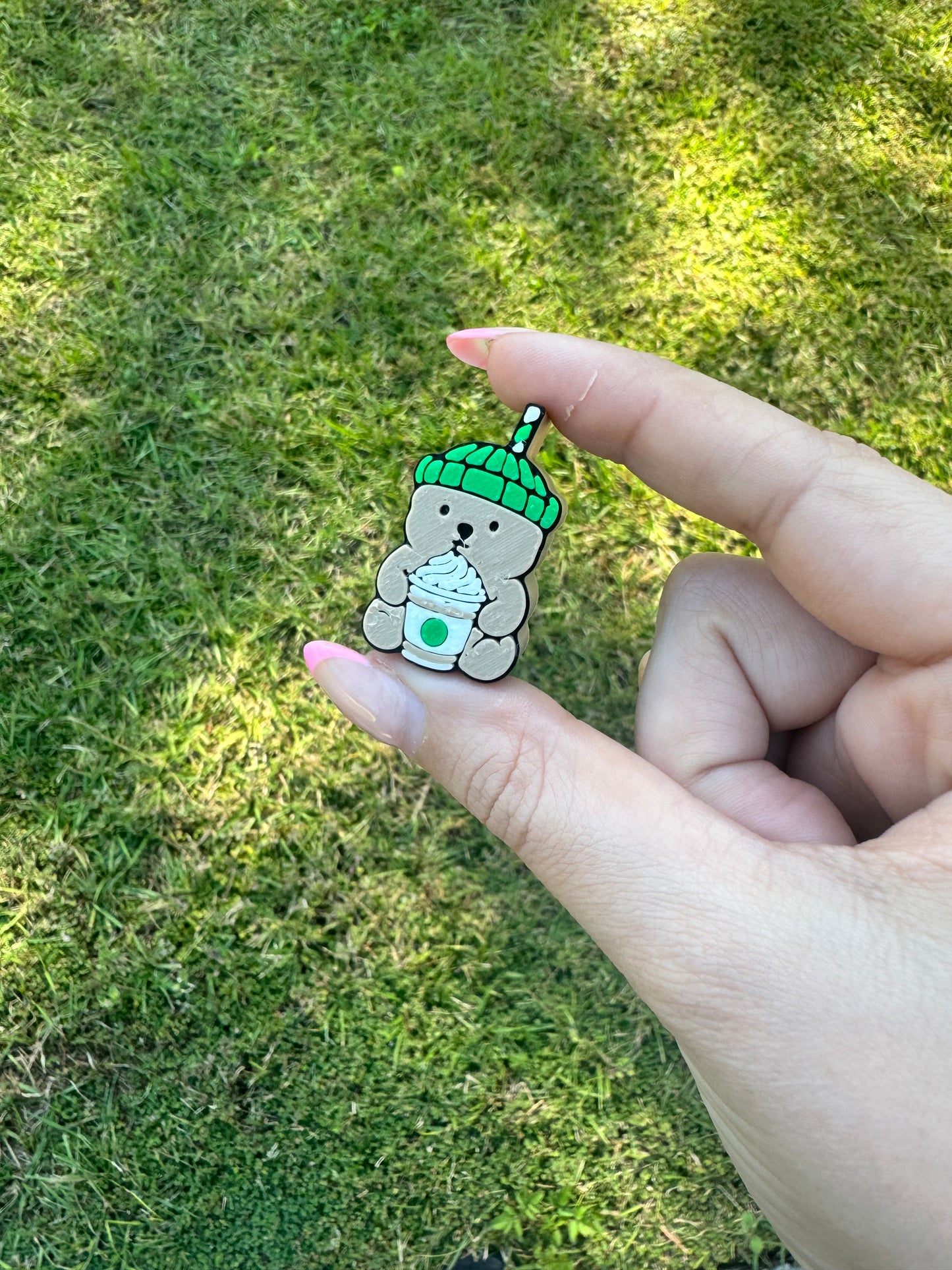 3D Printed Bearista - Straw Buddy