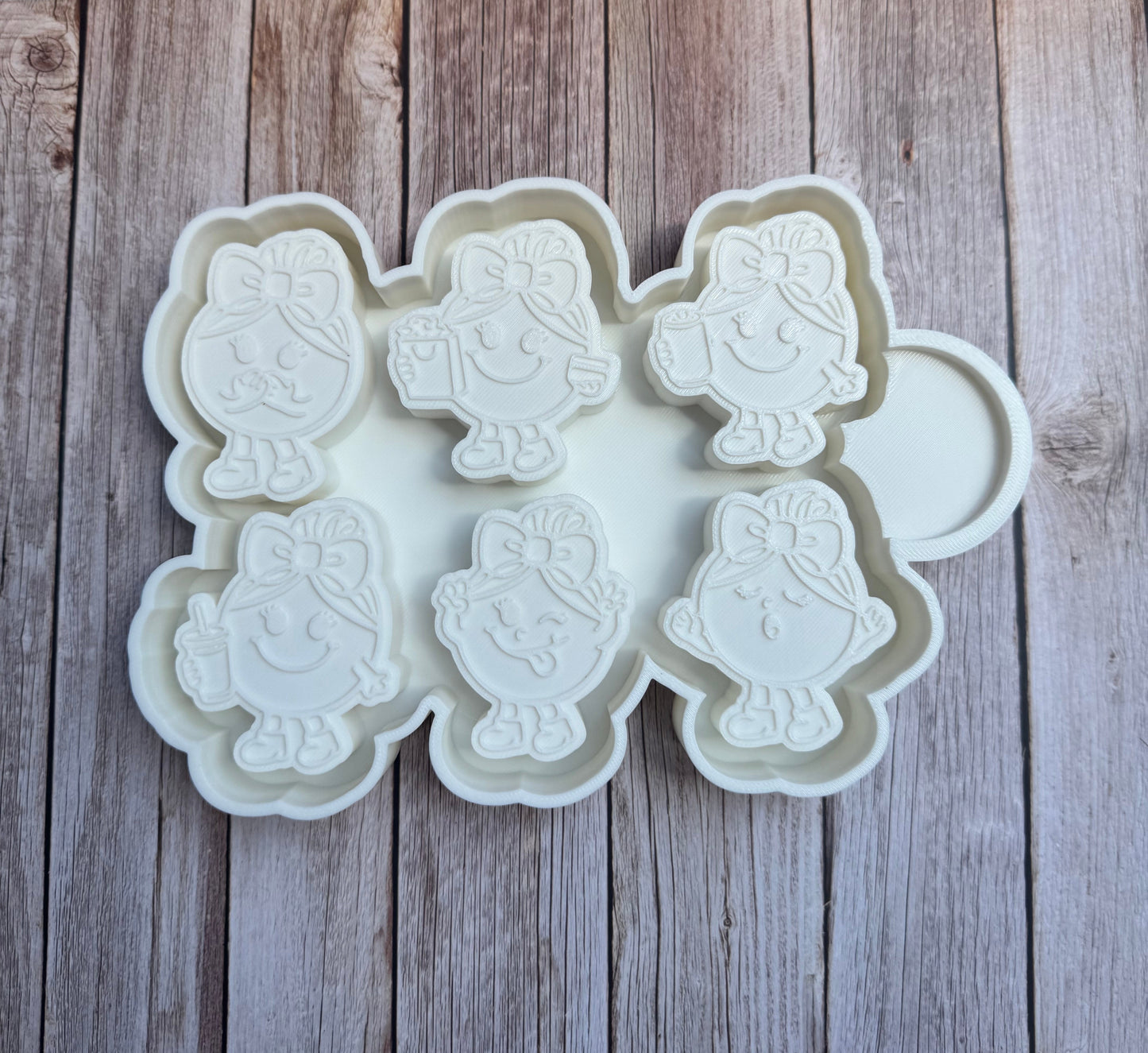 Lil Miss Silicone Freshie Mold - Set of 6