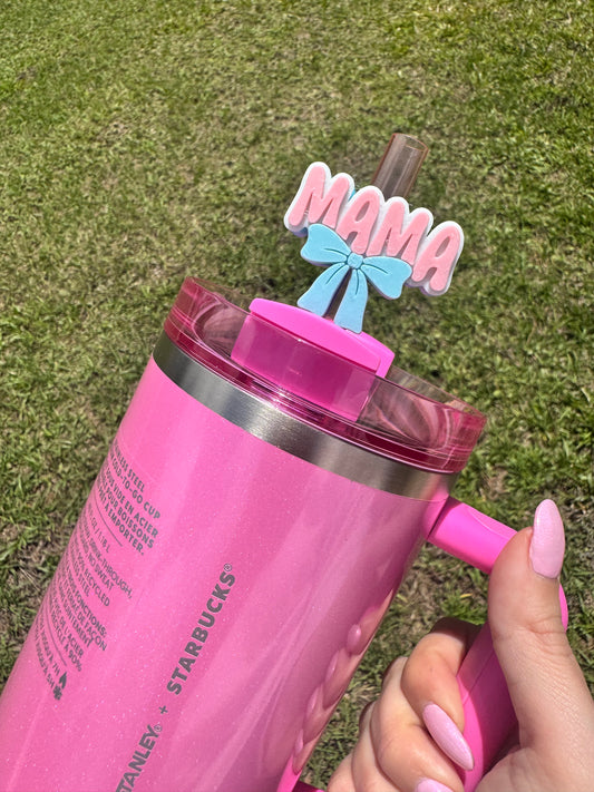 Mama Bow Straw Buddy
