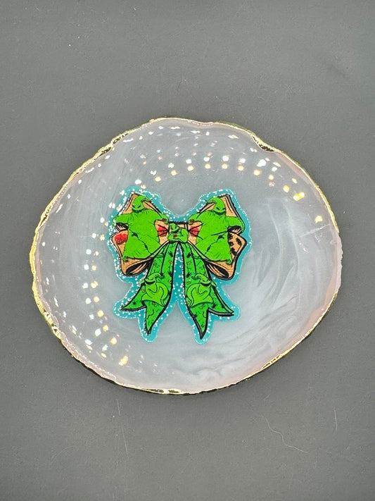 Oogie Boogie Bow Acrylic
