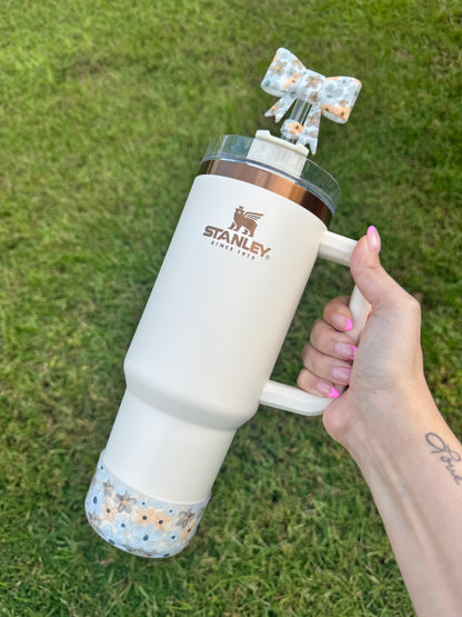 Boho Floral - Bow & Boot Set