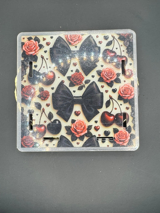 Dark Cherry - Acrylic Pen Holder