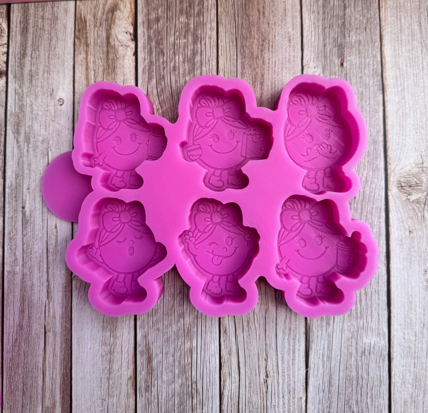 Lil Miss Silicone Freshie Mold - Set of 6
