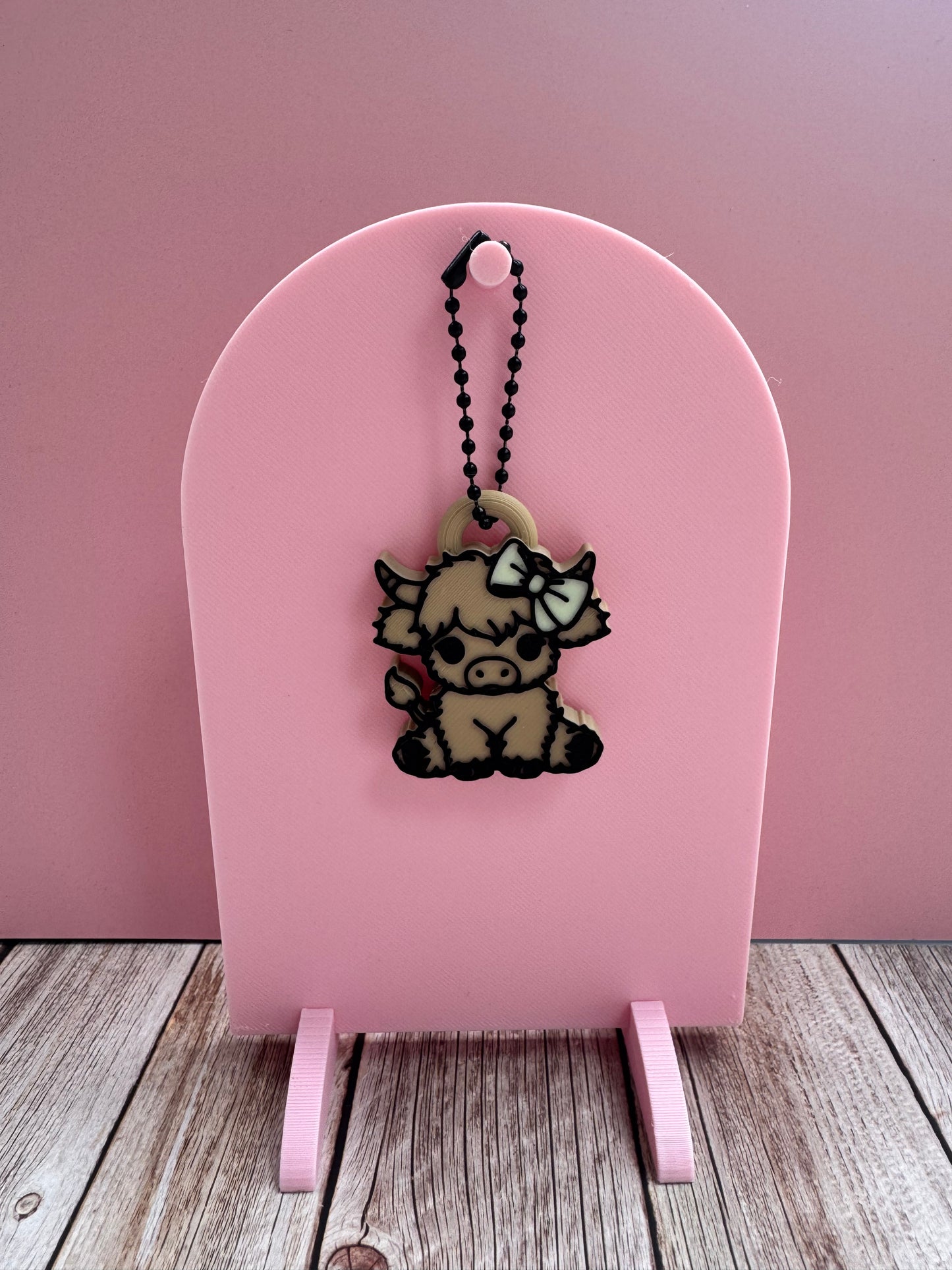 3D Printed Blossom the Cow - Soda Can Opener Keychain *SHOP EXCLUSIVE*