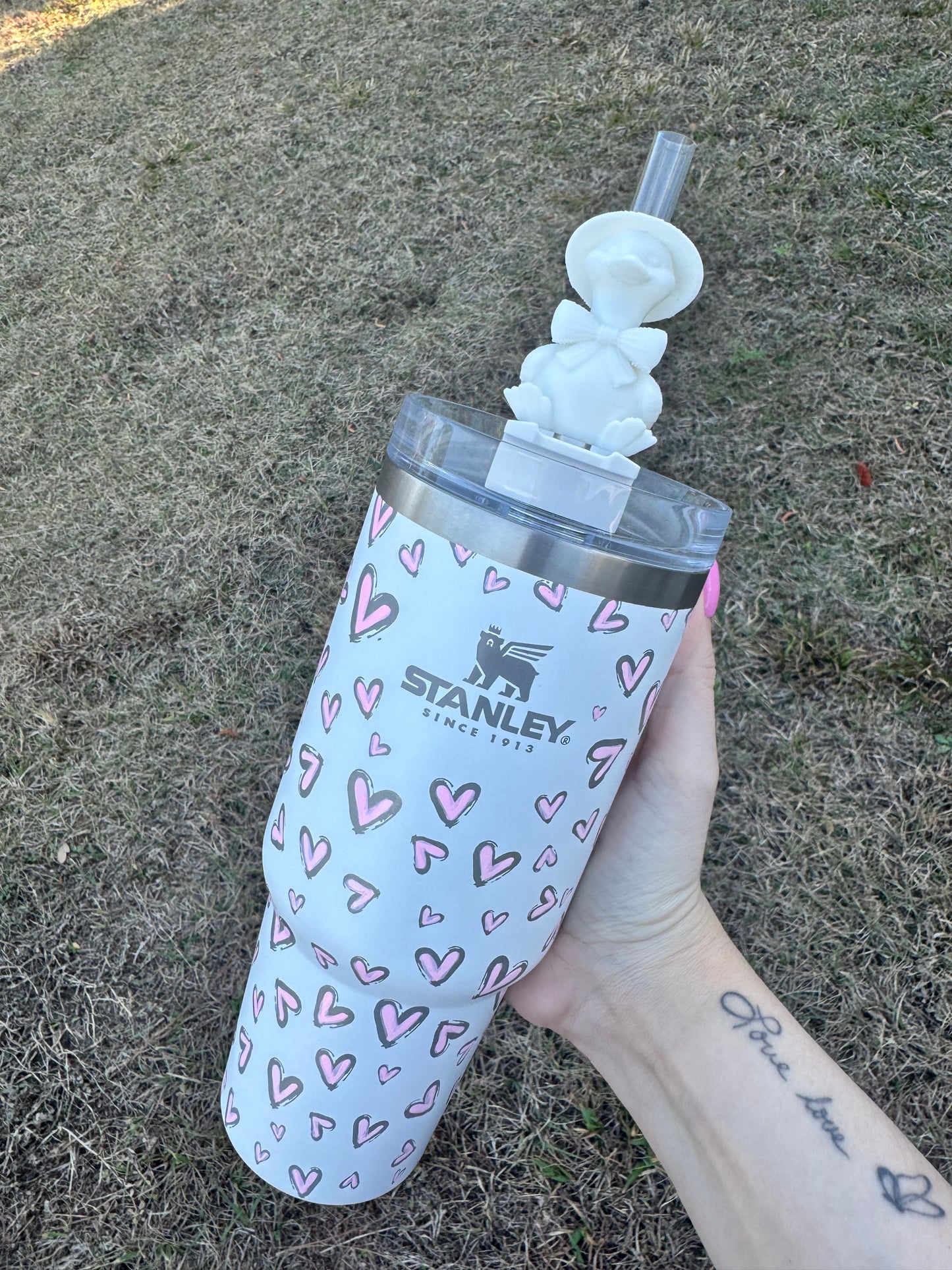 Porch Goose Straw Buddy