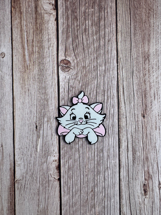 3D Printed Sassy Cat Flatback Charm