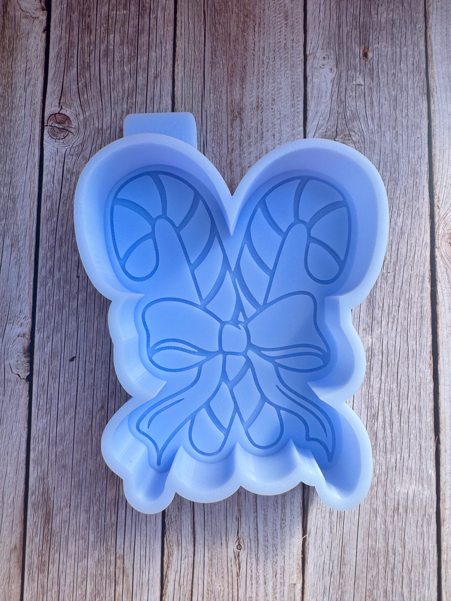 Coquette Candy Cane Silicone Freshie Mold