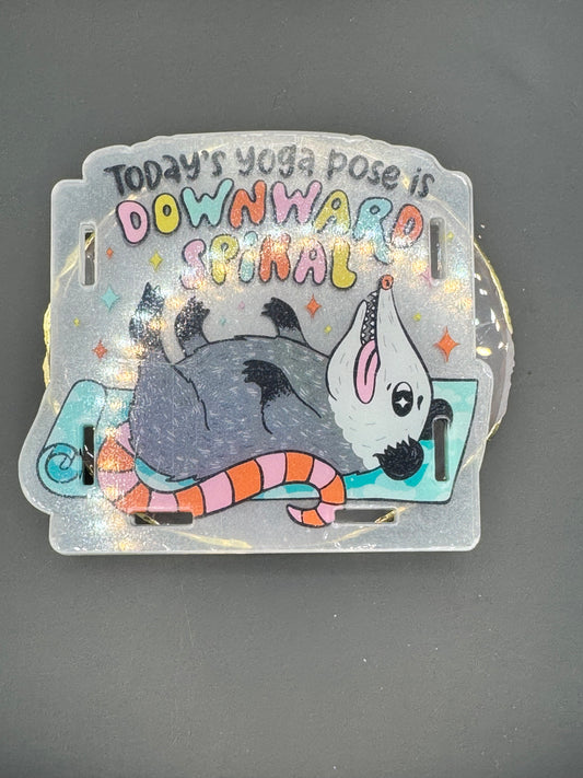 Downward Spiral - Acrylic Pen Holder